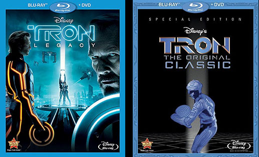 TRON: LEGACY and Original TRON on DVD and Blu-Ray!