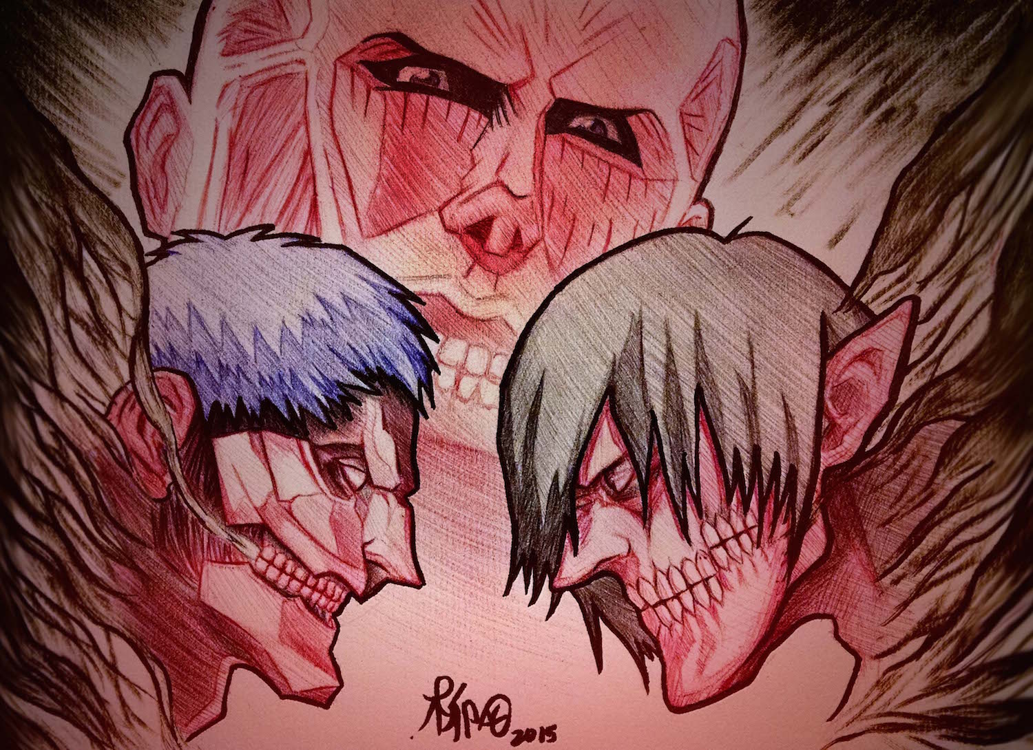 ATTACK ON TITAN SKETCH by DTY
